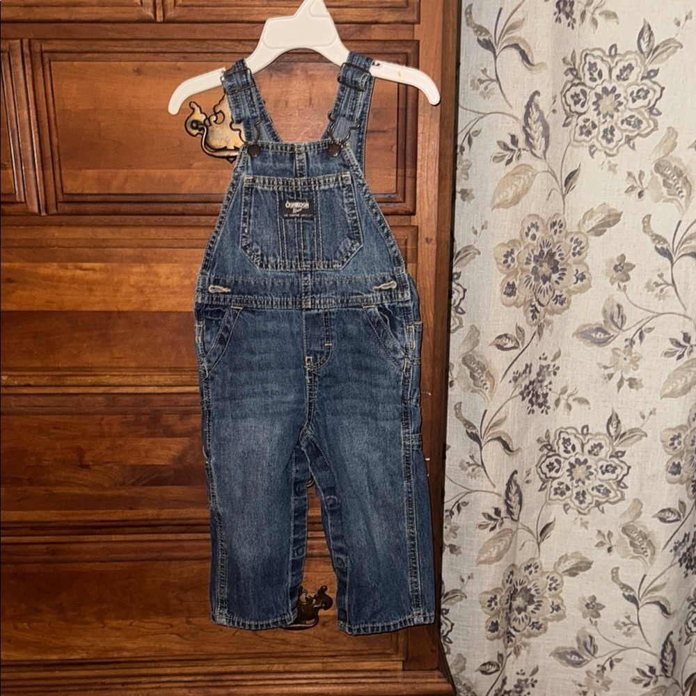 OshKosh B'gosh Blue Overalls Classic Denim Style